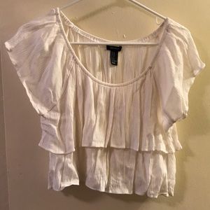 Ruffled crop top